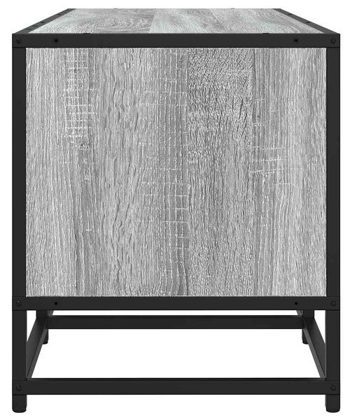 Szürke sonoma színű szerelt fa TV-szekrény 210 x 35 x 41 cm