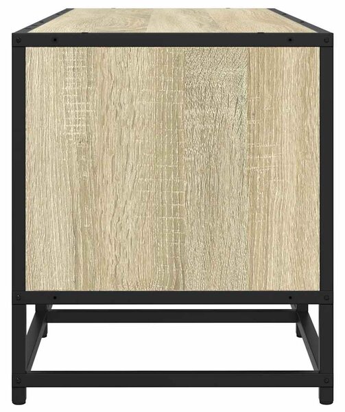 Sonoma tölgy színű szerelt fa és fém TV-szekrény 120x35x41 cm