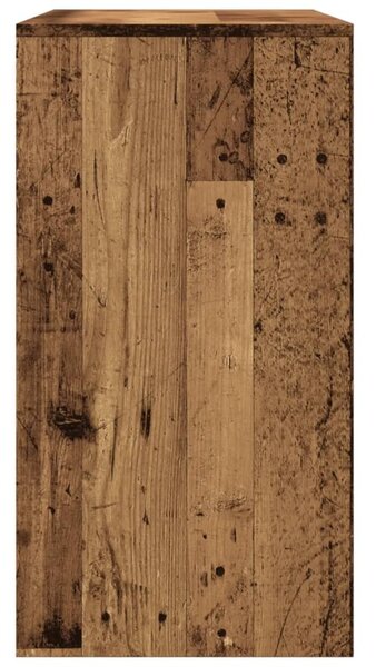 Szürke sonoma szerelt fa tálalóasztal 89x41x76,5 cm