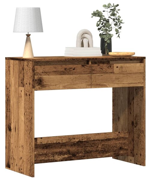 Szürke sonoma szerelt fa tálalóasztal 89x41x76,5 cm