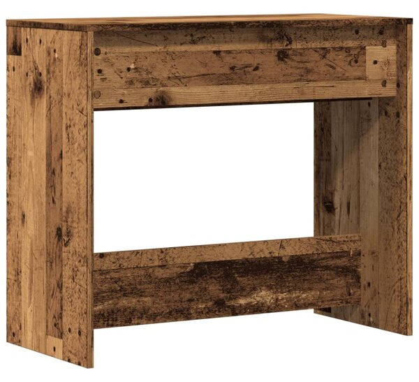 Szürke sonoma szerelt fa tálalóasztal 89x41x76,5 cm