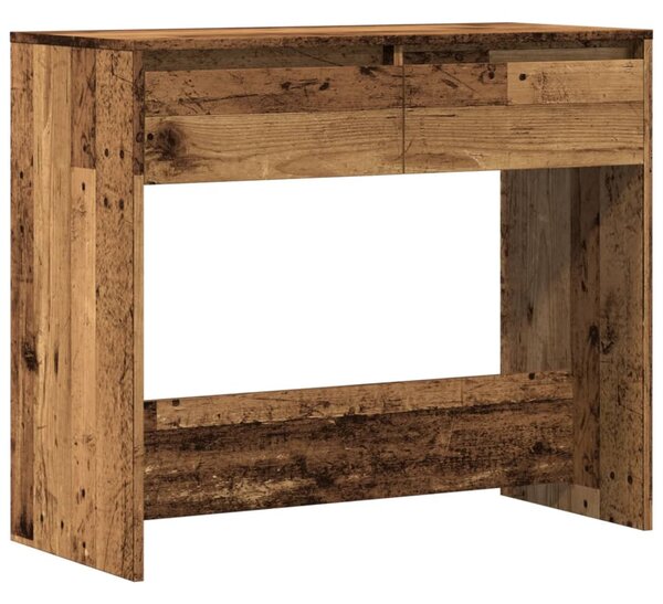 Szürke sonoma szerelt fa tálalóasztal 89x41x76,5 cm