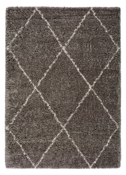 Lynn Lines szürke szőnyeg, 135 x 190 cm - Universal