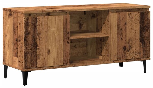 Antik fa színű szerelt fa TV-szekrény 102 x 35 x 50 cm