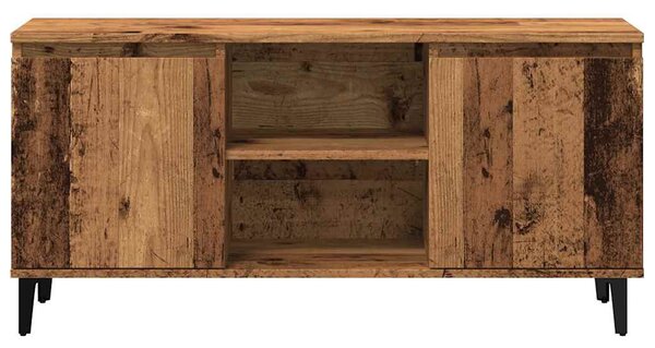 Antik fa színű szerelt fa TV-szekrény 102 x 35 x 50 cm