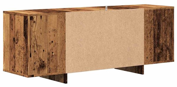 Antik fa színű szerelt fa TV-szekrény 130 x 35 x 50 cm