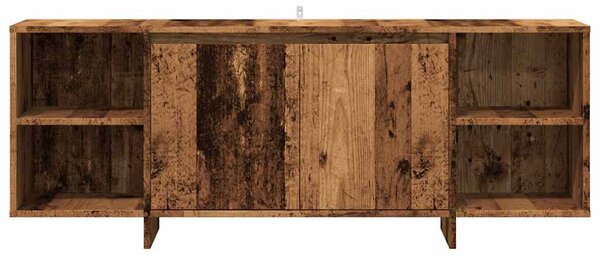 Antik fa színű szerelt fa TV-szekrény 130 x 35 x 50 cm