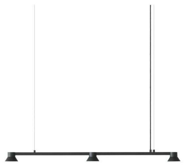 Függőlámpa Normann Copenhagen, dimmable, Fekete, Étkező, Alumínium