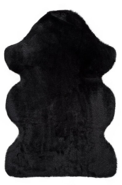 Fox Liso fekete szőnyeg, 60 x 90 cm - Universal
