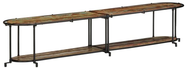 Tömör újrahasznosított fa TV-szekrény 200 x 42 x 40 cm