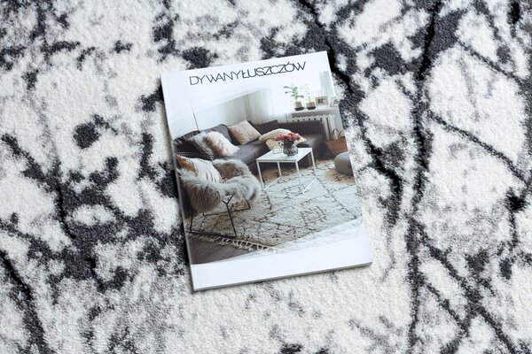Modern COZY szőnyeg 8871 Marble, Márvány - Structural két szintű gyapjú szürke