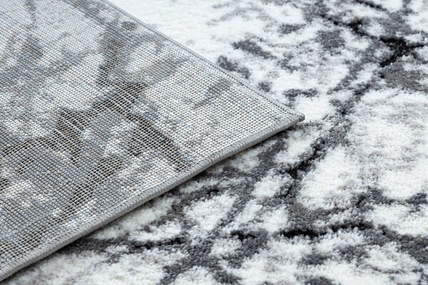Modern COZY szőnyeg 8871 Marble, Márvány - Structural két szintű gyapjú szürke