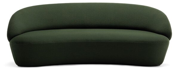 Naïve zöld kanapé gyapjú kárpitozással, 214 cm - EMKO