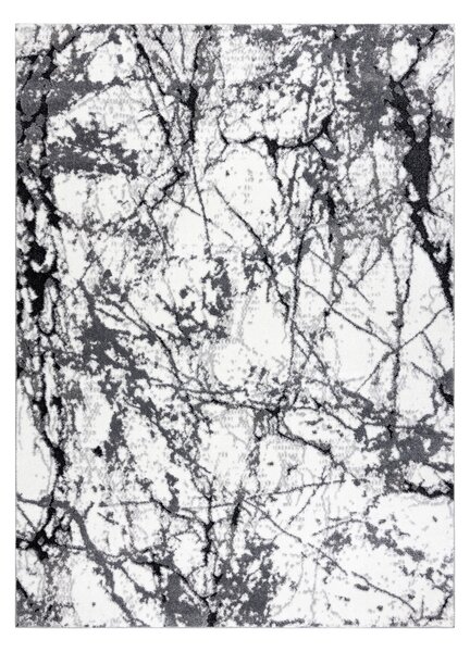 Modern COZY szőnyeg 8871 Marble, Márvány - Structural két szintű gyapjú szürke