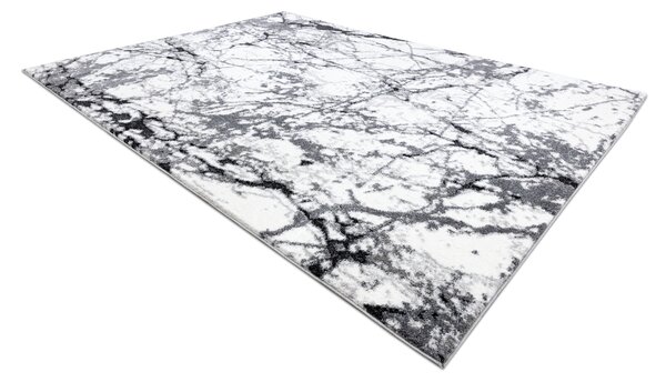 Modern COZY szőnyeg 8871 Marble, Márvány - Structural két szintű gyapjú szürke