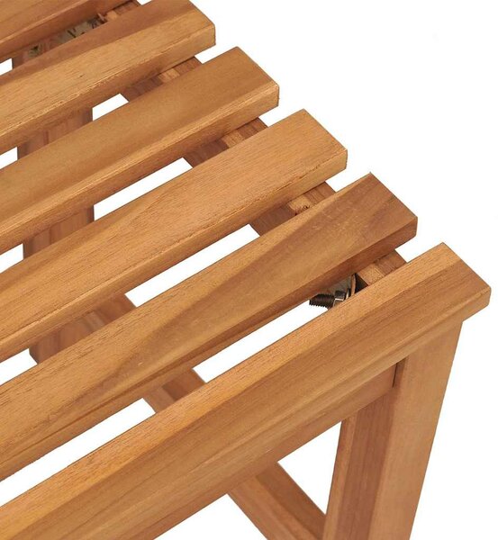 Tömör tíkfa kerti pad 114 cm