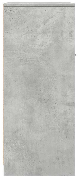 Betonszürke szerelt fa fürdőszobaszekrény 60 x 33 x 80 cm