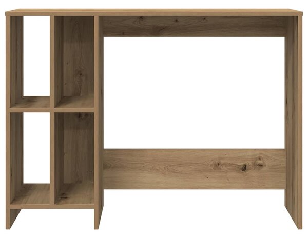 Kézműves tölgy színű szerelt fa íróasztal 102,5 x 35 x 75 cm