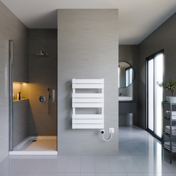 Design radiátor NERO Italia Largo - 50 x 80 cm (fehér)