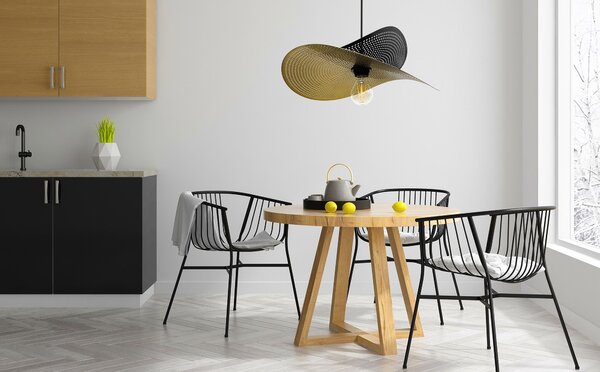 Mennyezeti lámpa APP1471-1CP black/gold
