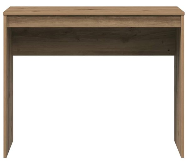 Íróasztal kézműves tölgy 90x40x72 cm műszaki fa