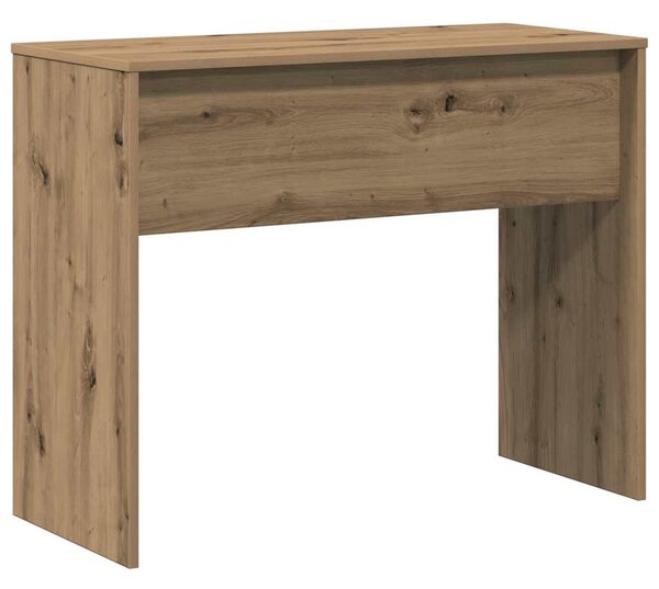 Íróasztal kézműves tölgy 90x40x72 cm műszaki fa