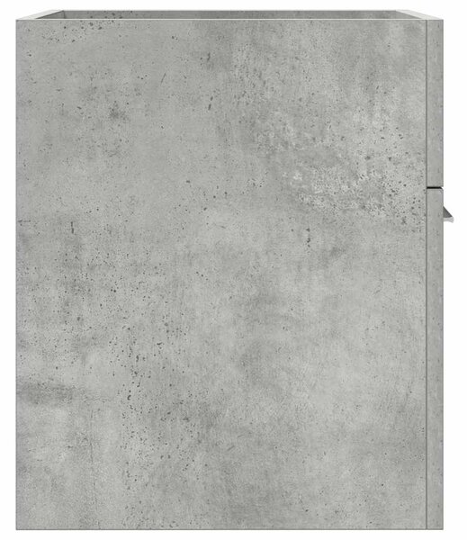 Betonszürke szerelt fa fürdőszobai mosdószekrény 41x38,5x46 cm