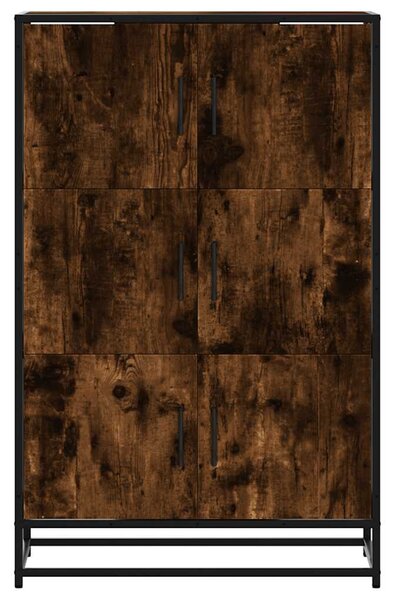 Highboard sonoma tölgy 68x35x106,5 cm gépelt fa és fém