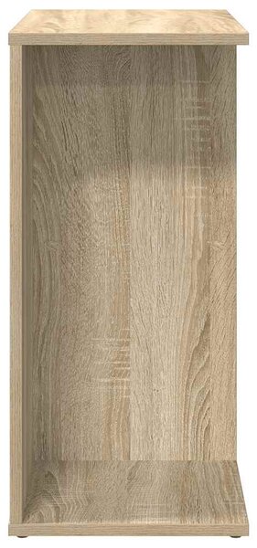 2 db sonoma tölgy színű szerelt fa éjjeliszekrény 46,5x29x61 cm