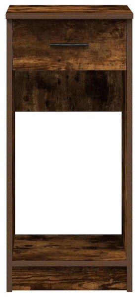 Számítógépes toronyállvány fiókkal füstölt tölgy 35x45x77 cm
