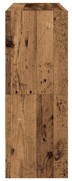 Cipőtartók 2 db egymásra rakható régi fa 89,5x30x40 cm