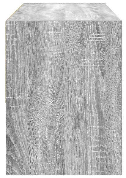 Cipőtartó állvány halmozható szürke Sonoma 89,5x30x40 cm