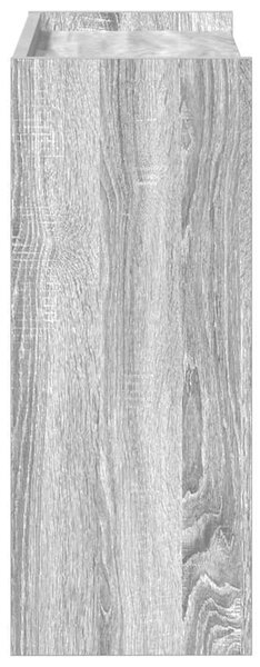 Szürke sonoma színű szerelt fa cipőtartó 60x25x62 cm