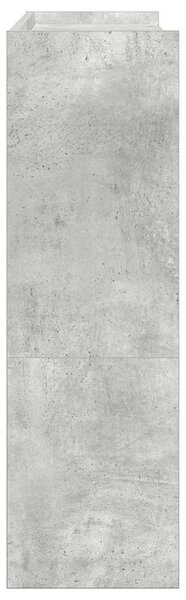 Betonszürke szerelt fa cipőtartó 80x25x81 cm