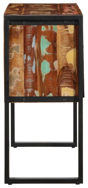 Konzolszekrény többszínű 90x35x75 cm tömörfa újrahasznosított