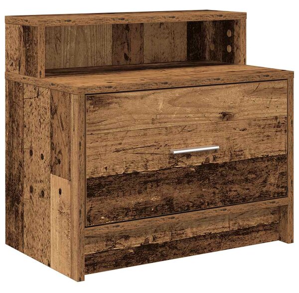 Éjjeliszekrények fiókkal 2 db régi fa 51 x 31 x 47 cm