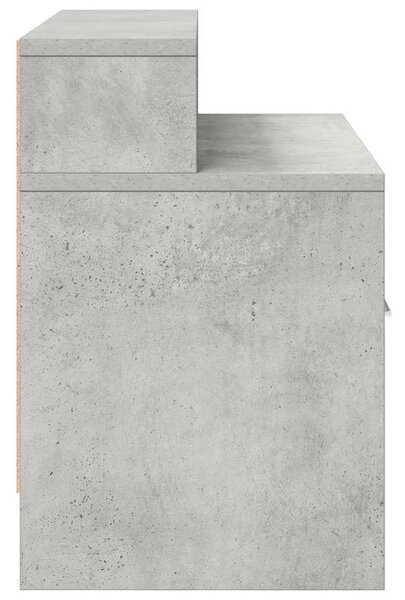 Betonszürke éjjeliszekrény fiókkal 51 x 31 x 47 cm
