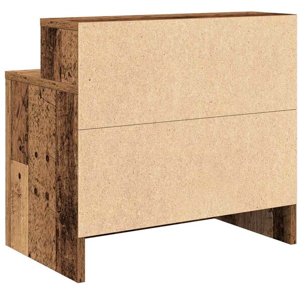 Éjjeliszekrények fiókkal 2 db régi fa 51 x 31 x 47 cm