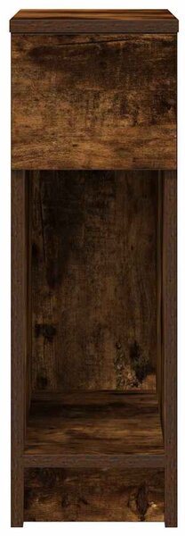Éjjeliszekrények fiókos 2 db füstölt tölgy 20 x 36 x 60 cm