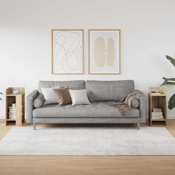 2 db sonoma tölgy kisasztal polccal 25,5 x 27 x 60 cm
