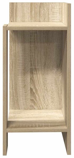 2 db sonoma tölgy kisasztal polccal 25,5 x 27 x 60 cm