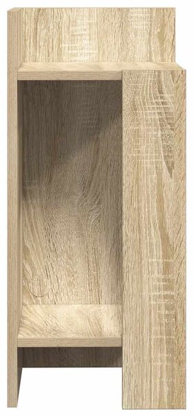 2 db sonoma tölgy kisasztal polccal 25,5 x 27 x 60 cm