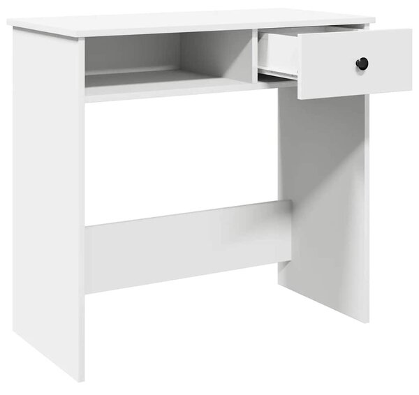 Fehér forgácslap íróasztal 80 x 40 x 75 cm