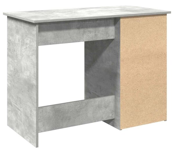 Betonszürke szerelt fa íróasztal 102x50x75 cm