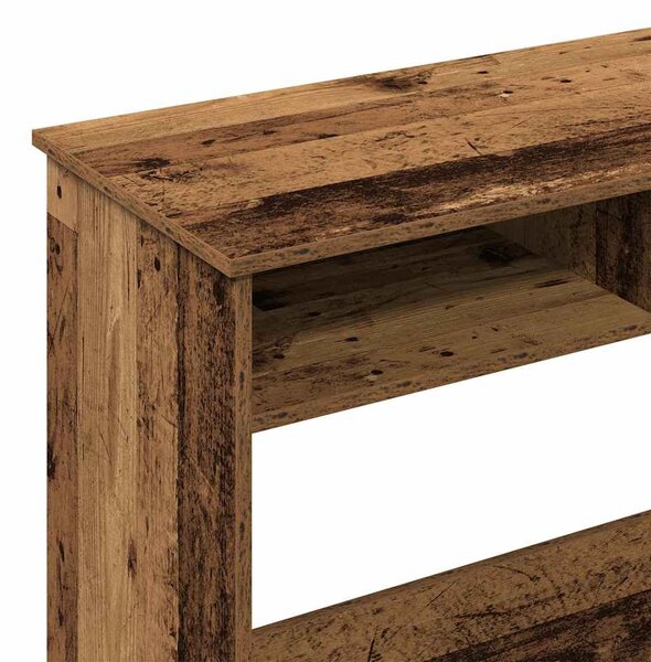 Antik fa színű szerelt fa íróasztal 80 x 40 x 75 cm