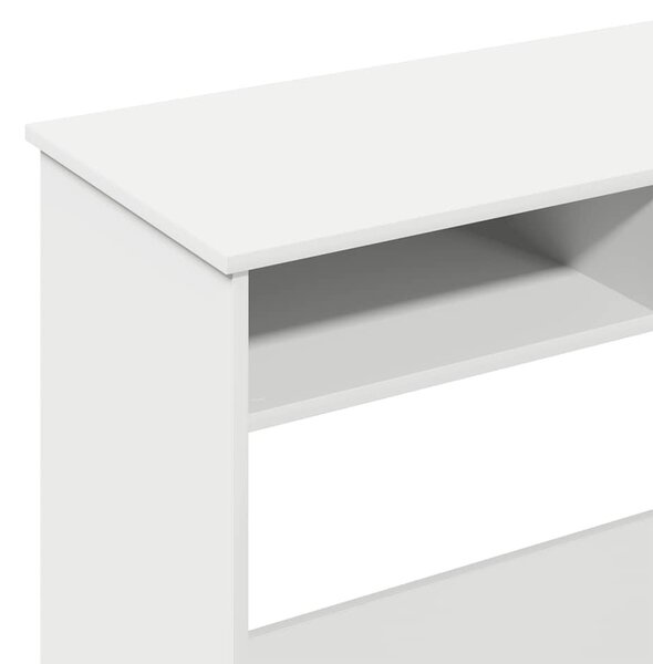 Fehér forgácslap íróasztal 80 x 40 x 75 cm