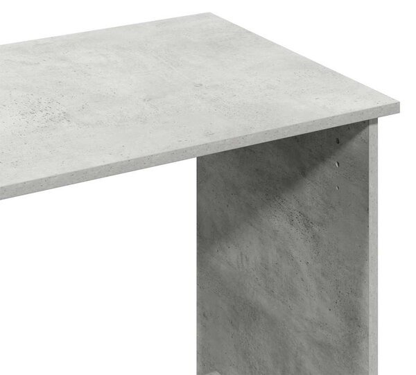 Betonszürke szerelt fa íróasztal 102x50x75 cm
