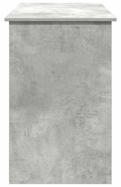 Betonszürke szerelt fa íróasztal 102x50x75 cm