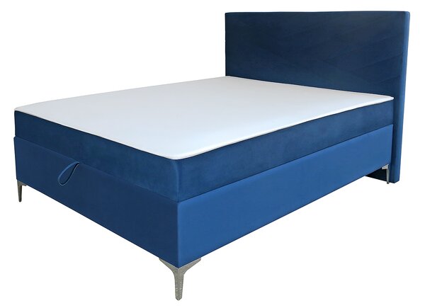 Angel Boxspring ágy (Ágy mérete: 160cm, Szín: Világosszürke)