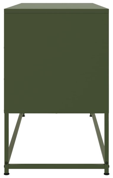 Fehér acél magasszekrény 36 x 39 x 107 cm